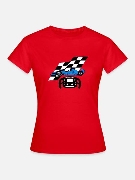 Formule un - Frauen T-Shirt - Rot
