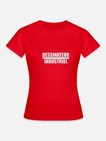 Zeichner - Frauen T-Shirt - Rot
