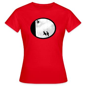 Ouvrier du bâtiment - T-shirt Femme - rouge - Devant - AI Model Female 172 dark (172cm)