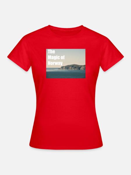 The Magic of Norway - Frauen T-Shirt - Rot