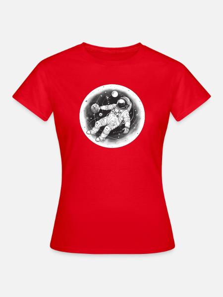 Astronaut - Frauen T-Shirt - Rot