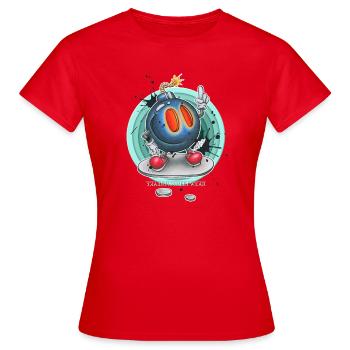 sometimes it's best to blow up all the bull**** - Women's T-Shirt - red - Front - AI Model Female 172 dark (172cm)