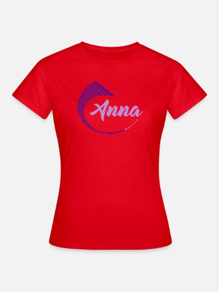 Anna - Camiseta mujer - rojo