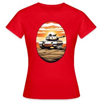 Citernes - T-shirt Femme - rouge - Devant - AI Model Female 172 dark (172cm)