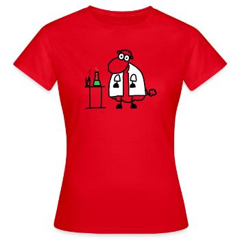 Mouton chimique - T-shirt Femme - rouge - Devant - AI Model Female 172 dark (172cm)