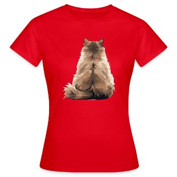 Himalaya - Frauen T-Shirt - Rot - Vorne - AI Model Female 172 dark (172cm)