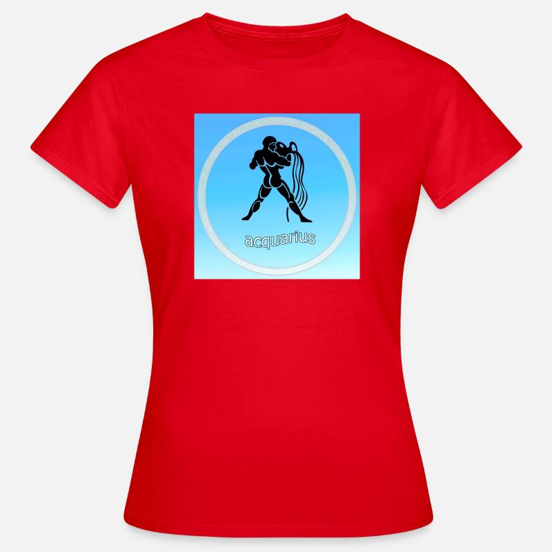 acquarius - Women's T-Shirt - red