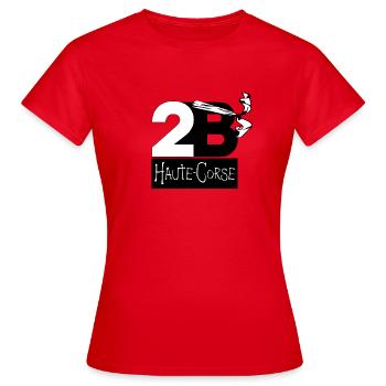 Upper Corsica - Women's T-Shirt - red - Front - AI Model Female 172 dark (172cm)