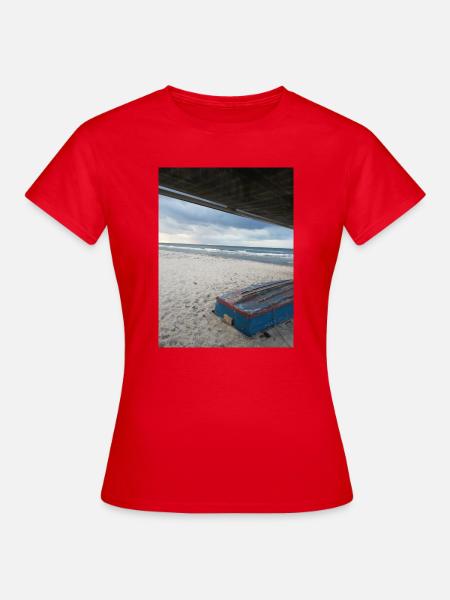 chillen an der Ostsee - Frauen T-Shirt - Rot