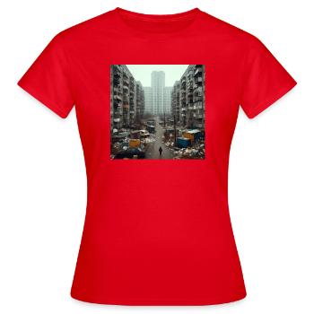 Urban Decay - Frauen T-Shirt - Rot - Vorne - AI Model Female 172 dark (172cm)