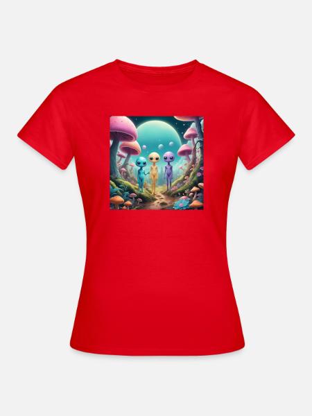 Aliens - Frauen T-Shirt - Rot