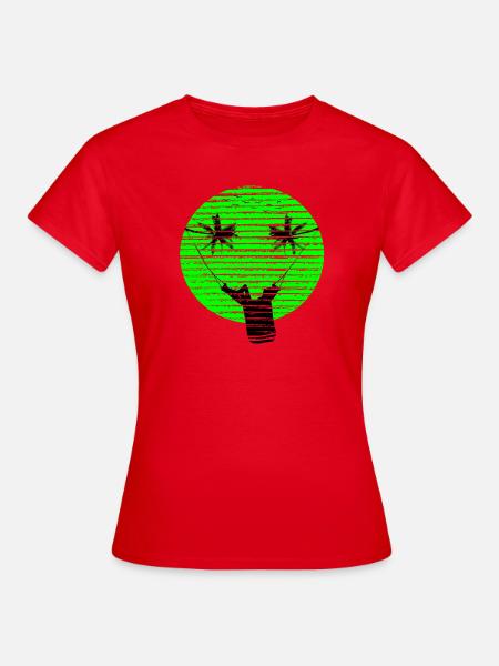 SMILEY-URLAUB - Frauen T-Shirt - Rot