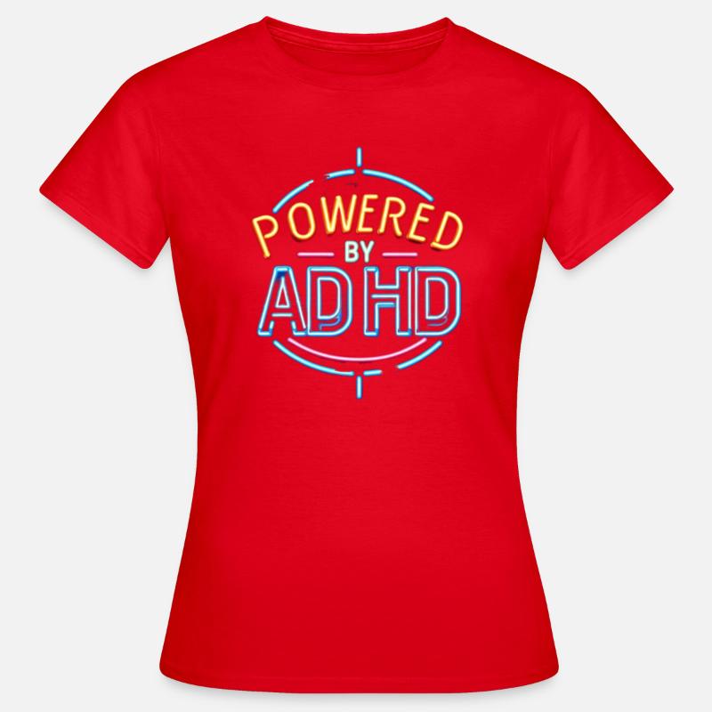 ADHD - Women's T-Shirt - red