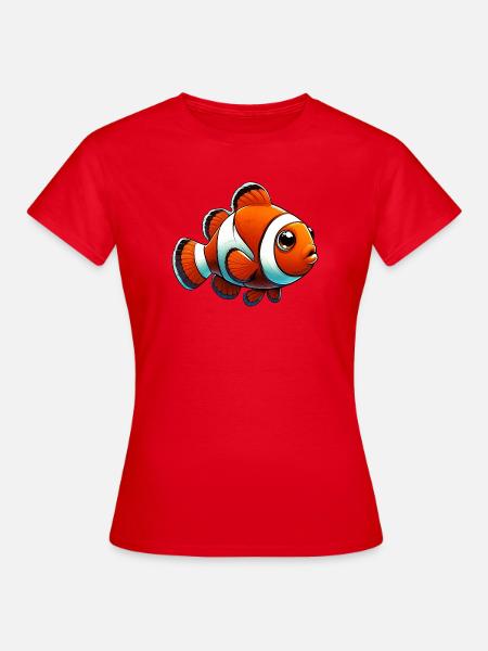 Clownfisch - Frauen T-Shirt - Rot