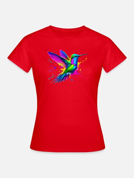Kolibri - Frauen T-Shirt - Rot