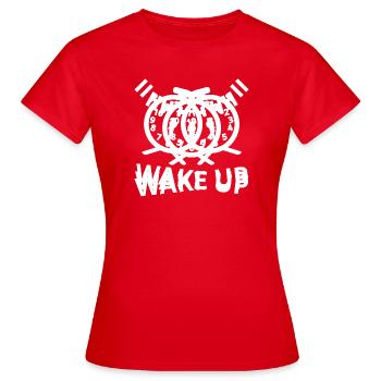 Wecker - Frauen T-Shirt - Rot - Vorne - AI Model Female 172 dark (172cm)