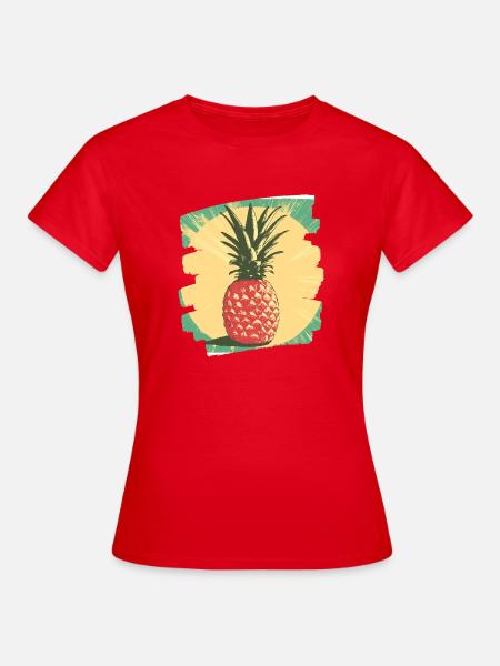 Ananas - Frauen T-Shirt - Rot