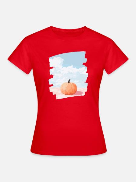 Kürbis - Frauen T-Shirt - Rot