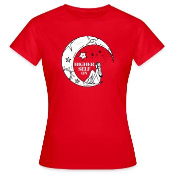 HIGHER Self - Frauen T-Shirt - Rot - Vorne - AI Model Female 172 dark (172cm)
