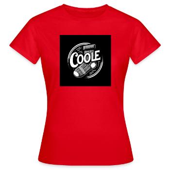 Coole Socke Socken und lustiger Spruch - Frauen T-Shirt - Rot - Vorne - AI Model Female 172 dark (172cm)