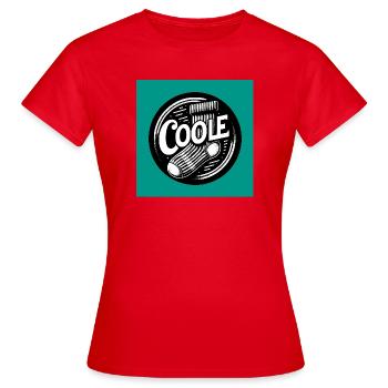 Coole Socke Socken und lustiger Spruch - Frauen T-Shirt - Rot - Vorne - AI Model Female 172 dark (172cm)