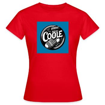 Coole Socke Socken und lustiger Spruch - Frauen T-Shirt - Rot - Vorne - AI Model Female 172 dark (172cm)