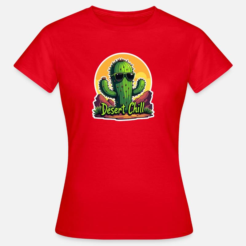 Cool Cactus Desert Vibes - Women's T-Shirt - red