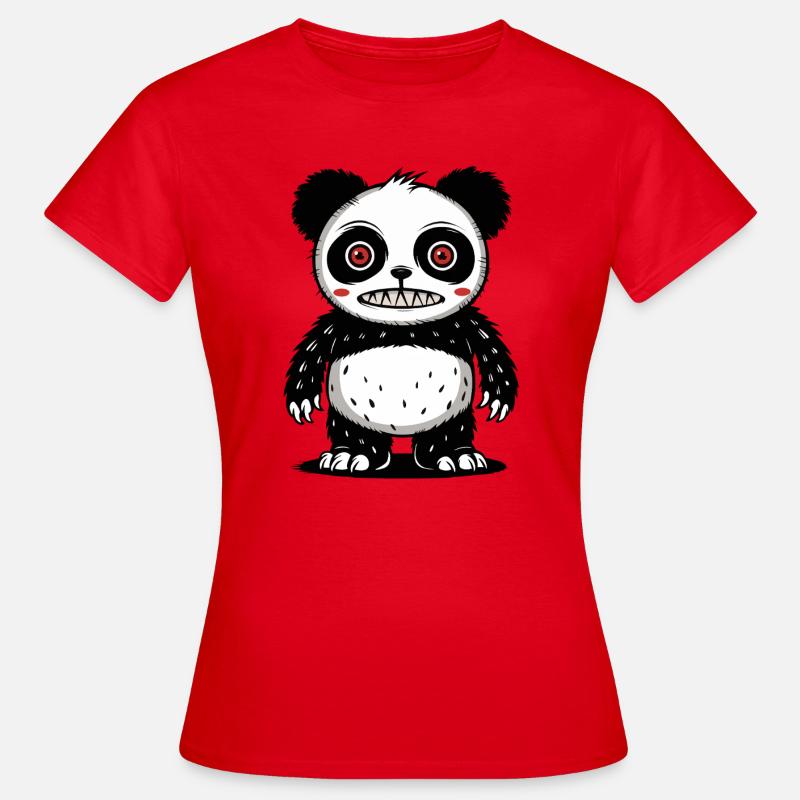 Panda Bear - Women's T-Shirt - red