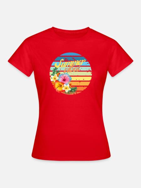 Summer Vibes - Frauen T-Shirt - Rot