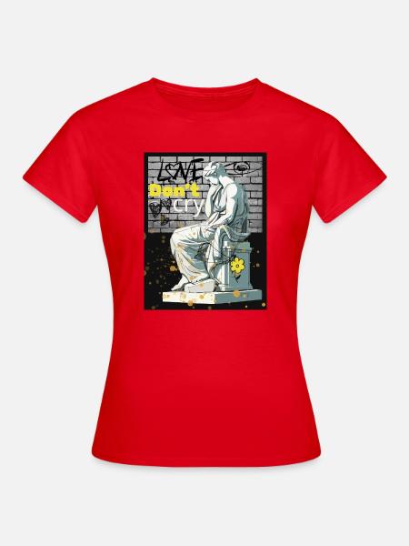 Weine nicht - Frauen T-Shirt - Rot