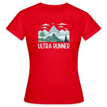 Ultra coureur - T-shirt Femme - rouge - Devant - AI Model Female 172 dark (172cm)