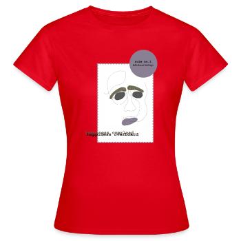 Parler de ses sentiments 1 - T-shirt Femme - rouge - Devant - AI Model Female 172 dark (172cm)