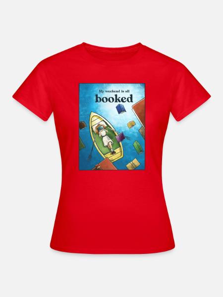 Meer der Worte - Frauen T-Shirt - Rot