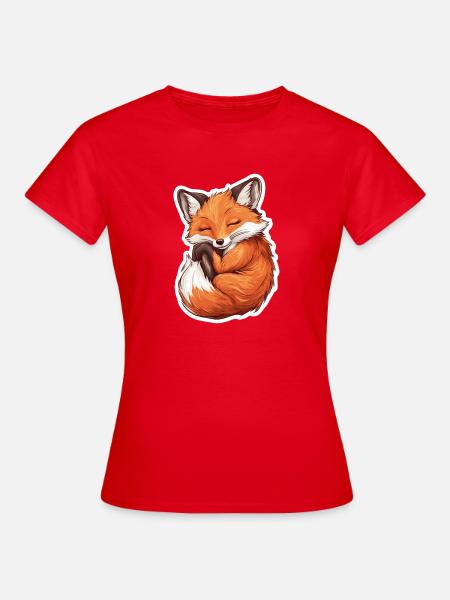 Fuchs - Frauen T-Shirt - Rot