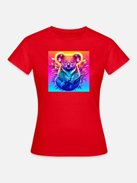 Koala - Frauen T-Shirt - Rot