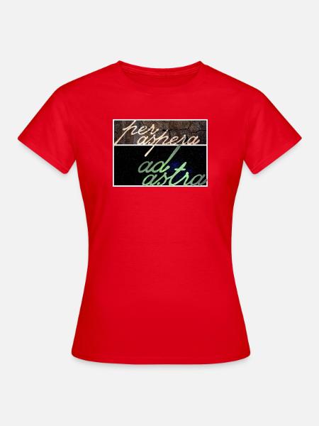 Per Aspera Ad Astra - Women's T-Shirt - red