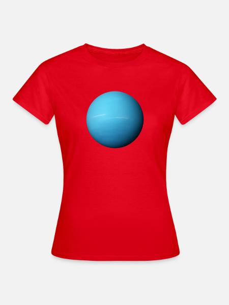 Uranus - Planet Uranus - Frauen T-Shirt - Rot