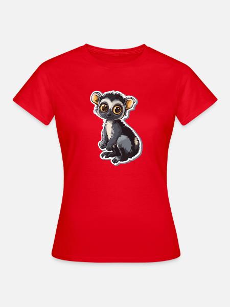 Lemur - Frauen T-Shirt - Rot