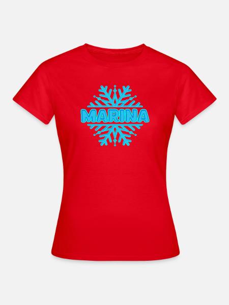 Marina - Frauen T-Shirt - Rot