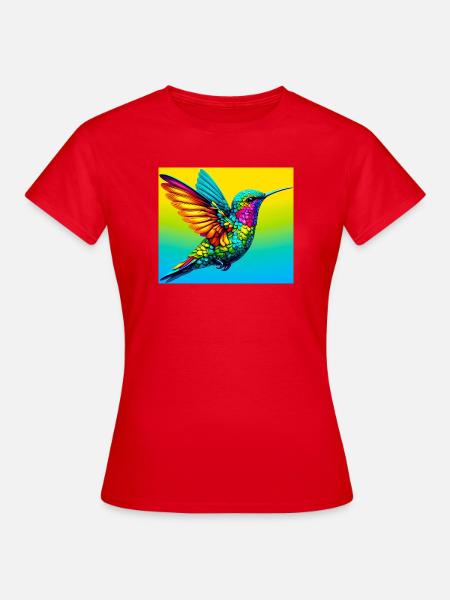 Kolibri - Frauen T-Shirt - Rot