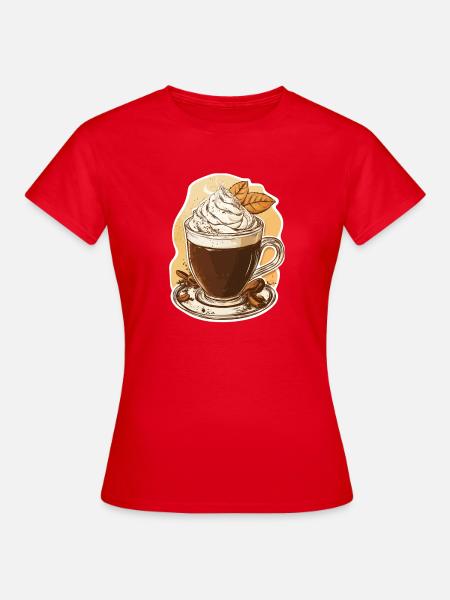 Kaffee - Frauen T-Shirt - Rot