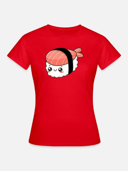 Kawaii Sushi - Naisten t-paita - punainen