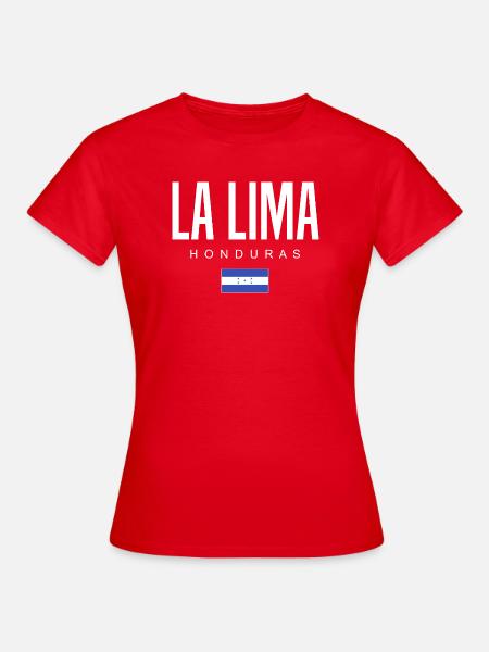 La Lima Honduras Honduraner - Frauen T-Shirt - Rot