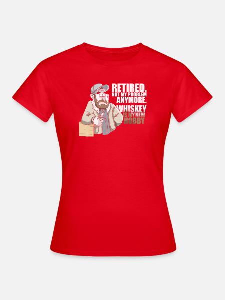 Whiskey Spruch Whiskeytrinker Whiskeyliebhaber - Frauen T-Shirt - Rot