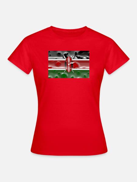 Kenia Kenia - Frauen T-Shirt - Rot