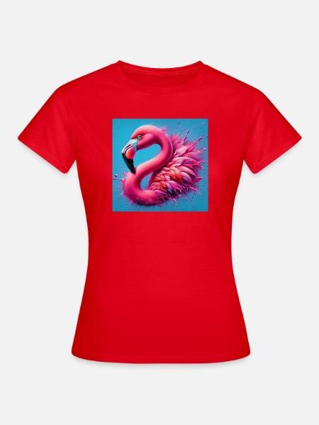 Flamingo - Frauen T-Shirt - Rot