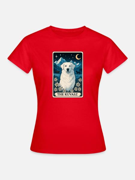 Kuvasz - Frauen T-Shirt - Rot