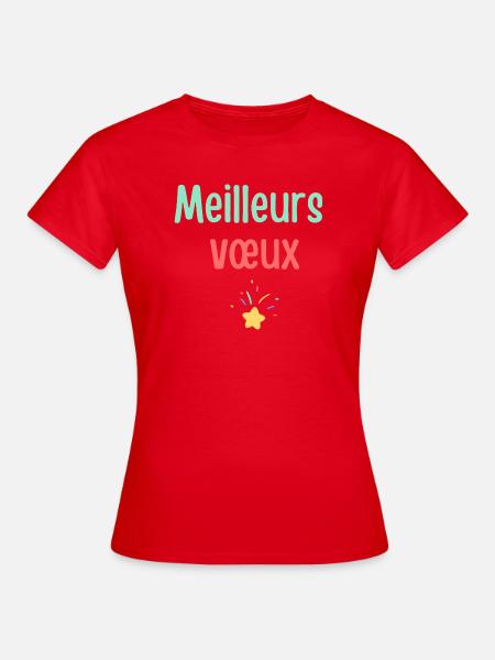 Beste Wünsche - Frauen T-Shirt - Rot