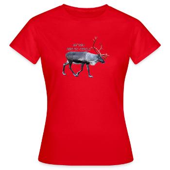 Cercle arctique - T-shirt Femme - rouge - Devant - AI Model Female 172 dark (172cm)