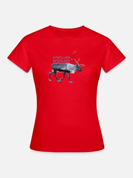 Kittilä - Frauen T-Shirt - Rot